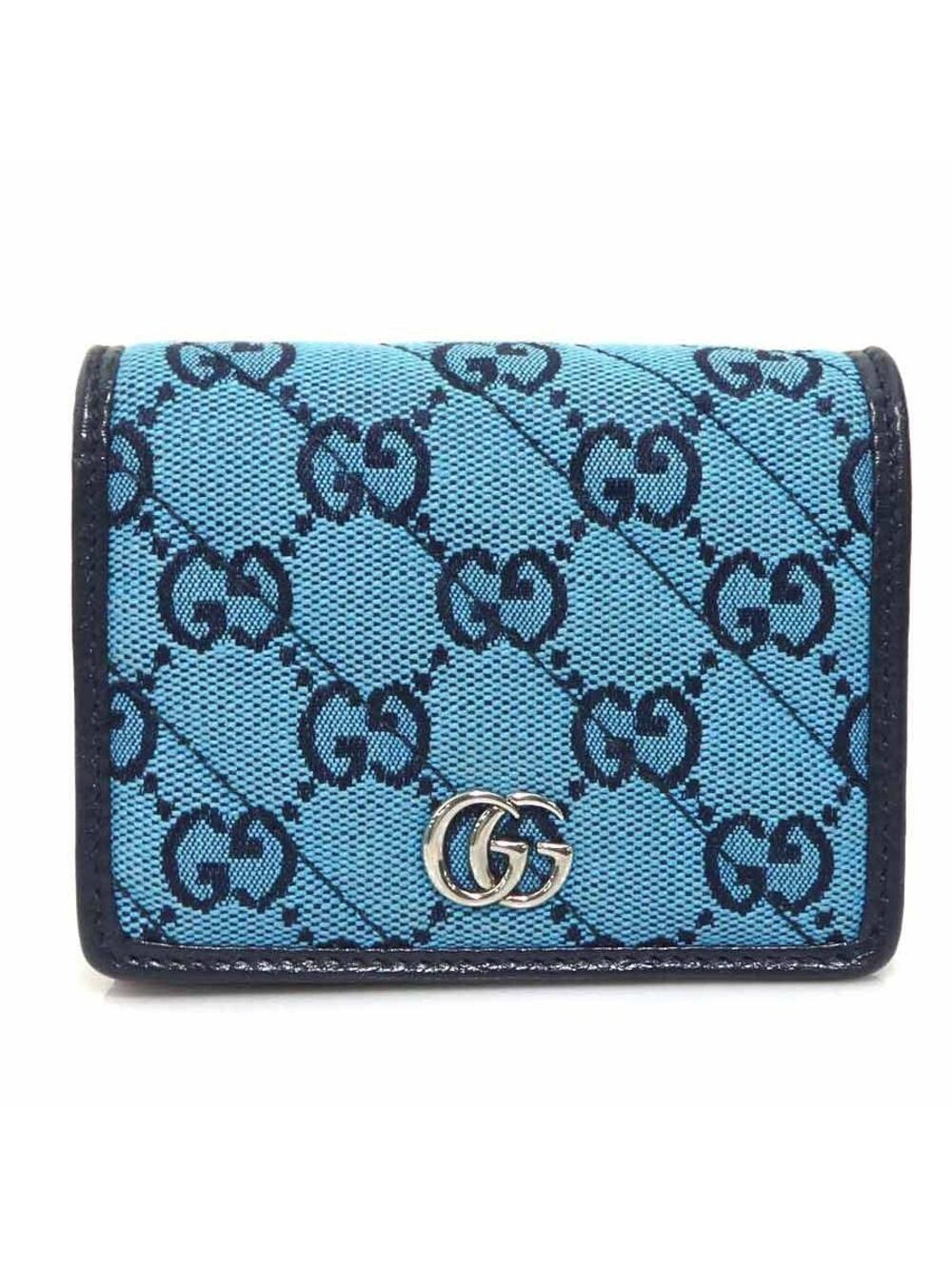 Auth Gucci Gg Marmont Bifold Wallet #303123G27B